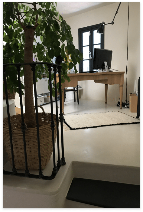 Bureaux avec plantes